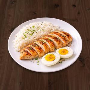 250G Chicken Breast With Rice And 2 Eggs