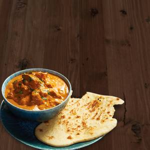 2 Garlic Naan With Garlic Chicken Combo