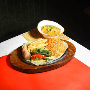 Fish In Mustard Sauce Sizzler