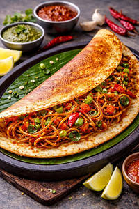 Schezwan Dosa