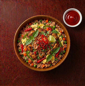 Thai Chilli Chicken Fried Rice