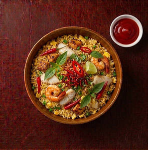 Thai Chilli Fried Rice Mixed