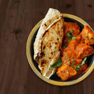 2 Naan With Garlic Chicken Combo
