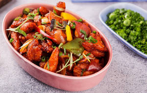 Chilli Mushroom Dry