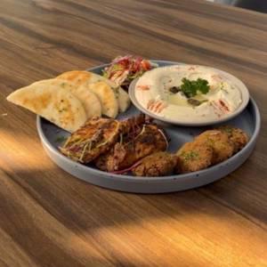 Lebanese Platter With Grilled Chicken