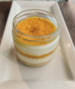 MOTICHOOR LADDU CHEESE CAKE