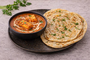Paneer Makhani Lachha Paratha Combo Meal