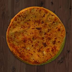 Paneer Parantha With Chutney & Pickle