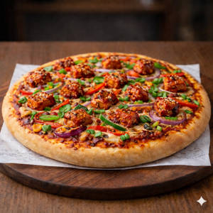 Chicken Schezwan Pizza