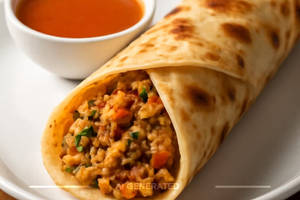 Egg Bhurji Roll