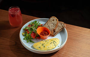 Double Cheese & Herb Omelette
