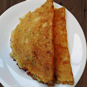 Moong Daal Chilla ( 2 Pcs) With Ketchup