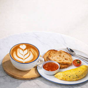 The Spanish Omelette + Latte