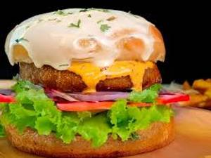 Veg cheese burger