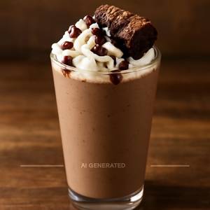 Brewing brownie thick shake