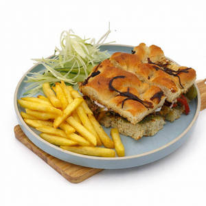 Avocado, Tomato & Cucumber Focaccia Sandwich
