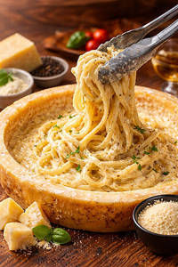 Cheese Wheel Pasta