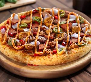 African Masala Pizza