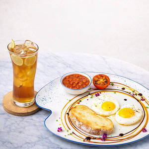 Sunny Side Up + Lemon Iced Tea