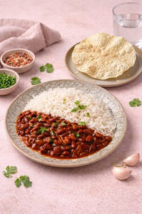 Rajma-Rice (450 gm) Aur Papad