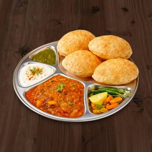Puri With Aloo Curry