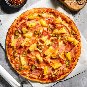 Ham Bacon Hawaiian Pizza [11 Inch ]