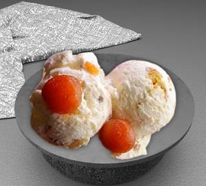 Gulab Jamun With Kaju Draksh Ice Cream
