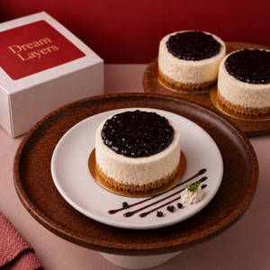 Blueberry Cheese Cake Slice
