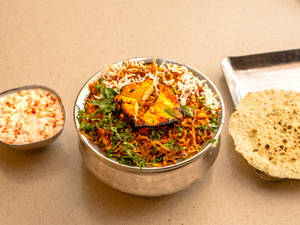 Paneer Tikka Biryani - PBTC Special