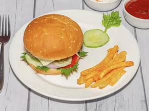 Aloo Tikki Burger Combo