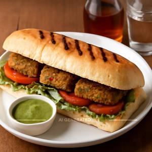 Veg Kebab Sandwich