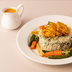 Tandoori Grilled Paneer Rice Bowl
