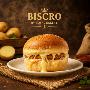 Aloo Tikki Cheese Burger