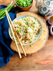 Onion Chilli Fried Rice