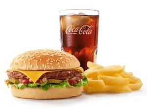 Chicken Burger + French Fries + Coke