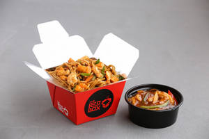 Chilli Garlic Noodles Chicken & Black Pepper Chicken ( Little Box )