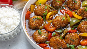 Veg Manchurian [ Gravy ]