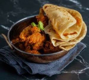 Chilli Chicken(4) & Paratha (2)