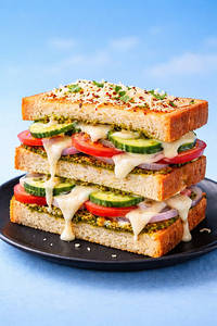 Plain Veg Cheese Sandwich