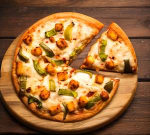 Paneer special pizza mania double