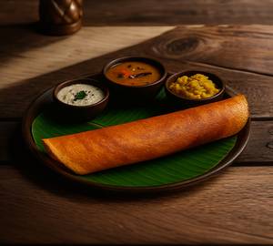 Ghee Roast + Sambar + Tomato Chutney