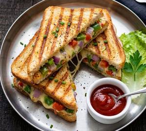 Veg cheese grill sandwich
