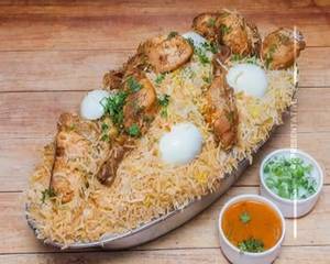 Hyderabadi chicken dum biryani