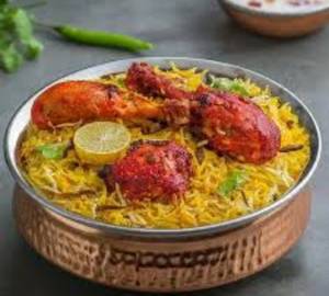 Tandoori chicken dum biryani  (1kg)