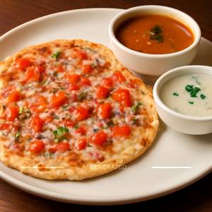Onion Tomato Uttapam