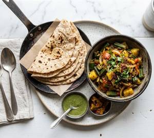 5 Tawa Roti With Sabji