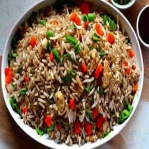 Rosted chicken fried rice