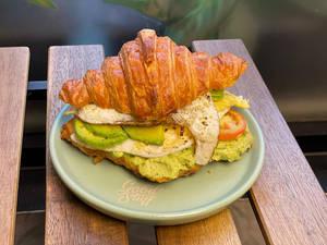 Avocado & Egg Croissant