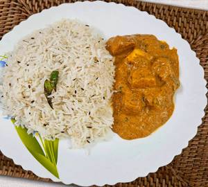 Jira Rice & paneer tikka masala 