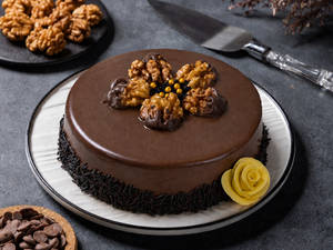 Truffle Walnut Cake